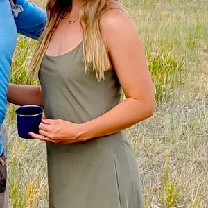 Active mini dress from Abercrombie. Size medium olive green.